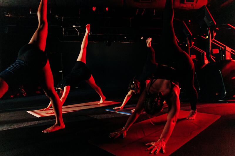 Flowstate infrared heated studio interior